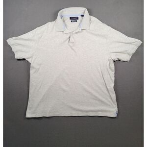 Roundtree & Yorke Polo Shirt Men's XL Eggshell White Pima Cotton Short Sleeve